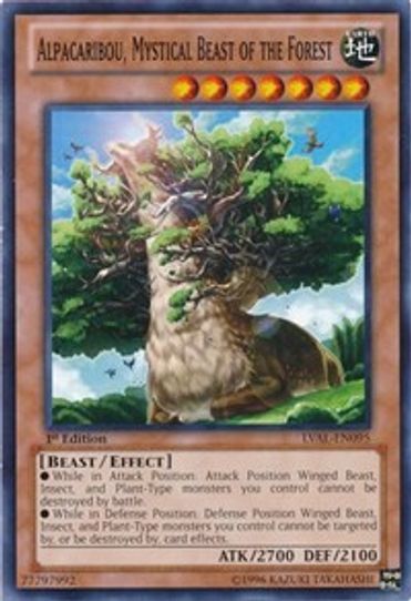 Alpacaribou, Mystical Beast of the Forest (LVAL-EN095) [Legacy of the Valiant]