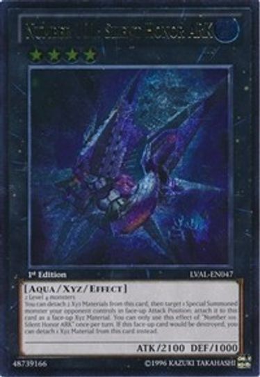 Number : Silent Honor ARK (UTR) (LVAL-EN047) [Legacy of the Valiant]