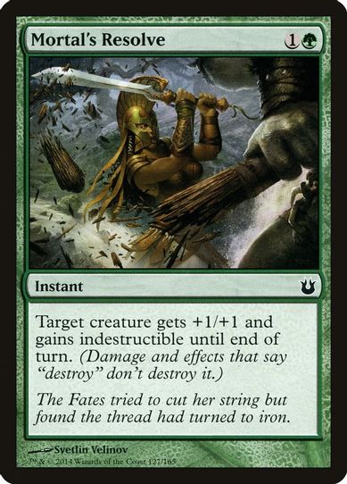 Mortal's Resolve (127) [Born of the Gods]