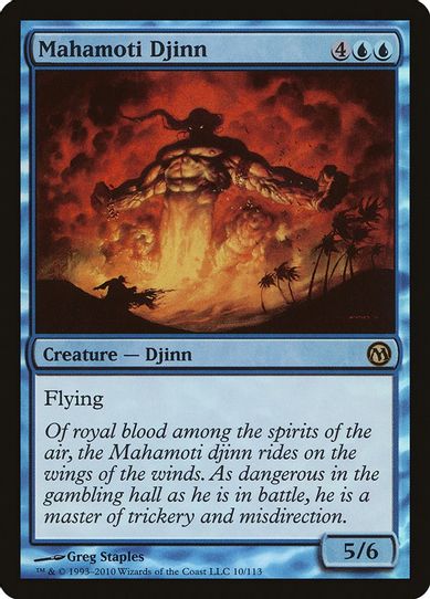 Mahamoti Djinn (10) [Duels of the Planeswalkers]