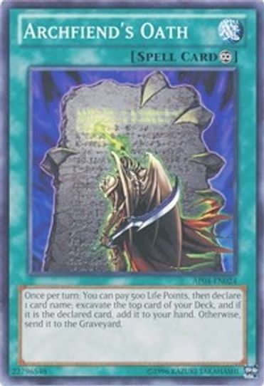 Archfiend's Oath (AP04-EN024) [Astral Pack 4]