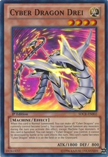 Cyber Dragon Drei (SDCR-EN002) [Structure Deck: Cyber Dragon Revolution]
