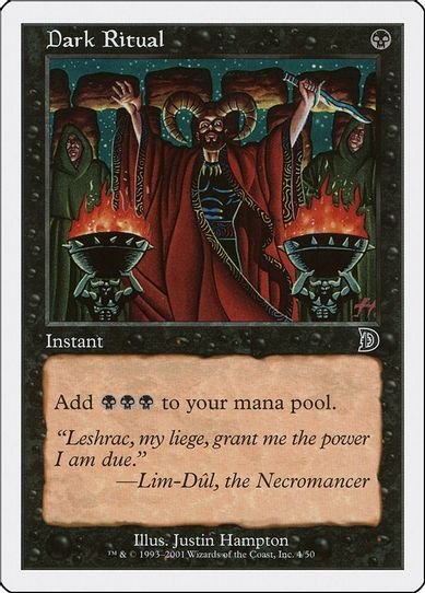 Dark Ritual (4) [Deckmasters Garfield vs Finkel]