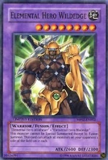 Elemental HERO Wildedge (MF02-EN002) [Mattel Action Figure Promos: Series 2]