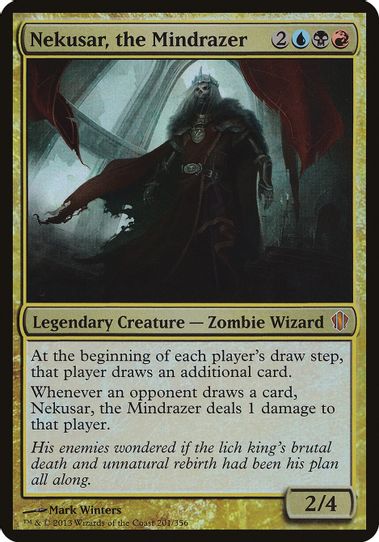 Nekusar, the Mindrazer (Commander ) (201) [Oversize Cards]