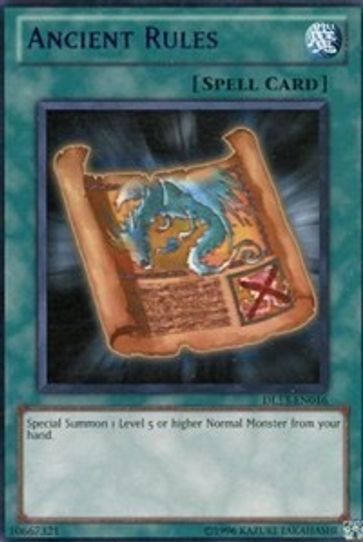 Ancient Rules (Purple) (DL13-EN016) [Duelist League Promo]