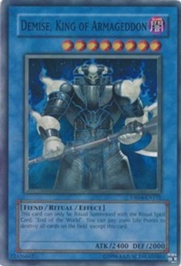 Demise, King of Armageddon (DR04-EN155) [Dark Revelation Volume 4]