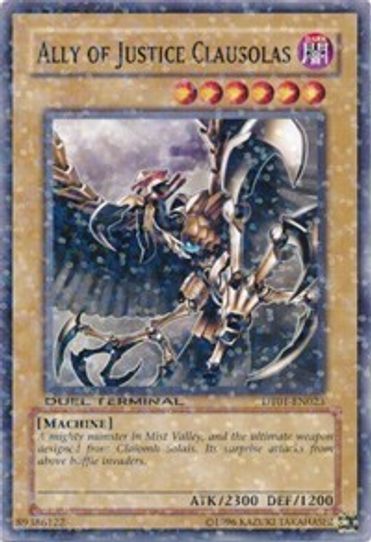 Ally of Justice Clausolas (DT01-EN023) [Duel Terminal 1]