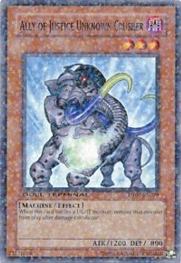 Ally of Justice Unknown Crusher (DT01-EN079) [Duel Terminal 1]