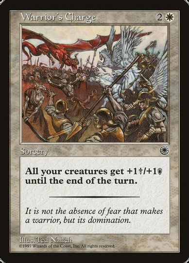 Warrior's Charge (Flavor Text) (38) [Portal]