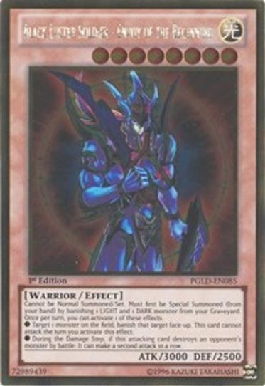 Black Luster Soldier - Envoy of the Beginning (PGLD-EN085) [Premium Gold]