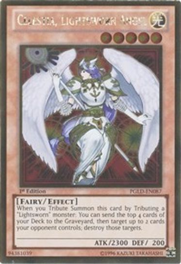 Celestia, Lightsworn Angel (PGLD-EN087) [Premium Gold]