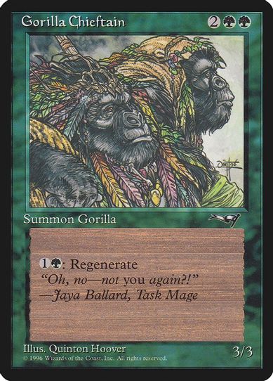 Gorilla Chieftain ( Gorillas) (78) [Alliances]