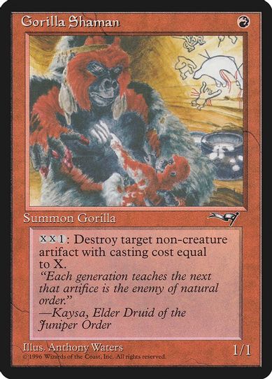 Gorilla Shaman (Holding Baby) (107) [Alliances]
