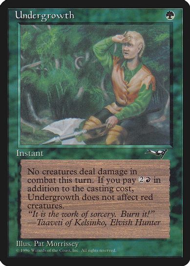 Undergrowth (Holding Axe) (88) [Alliances]