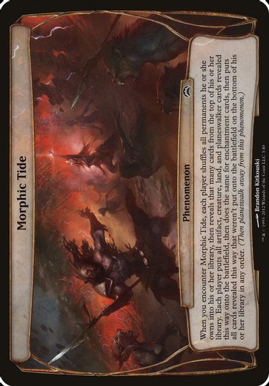 Morphic Tide (Planechase ) (3) [Oversize Cards]