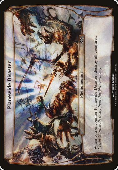 Planewide Disaster (Planechase ) (5) [Oversize Cards]