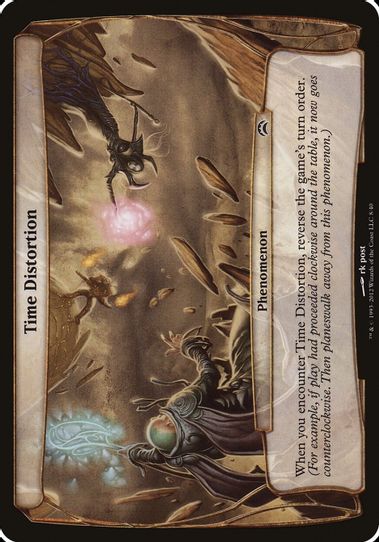 Time Distortion (Planechase ) (8) [Oversize Cards]
