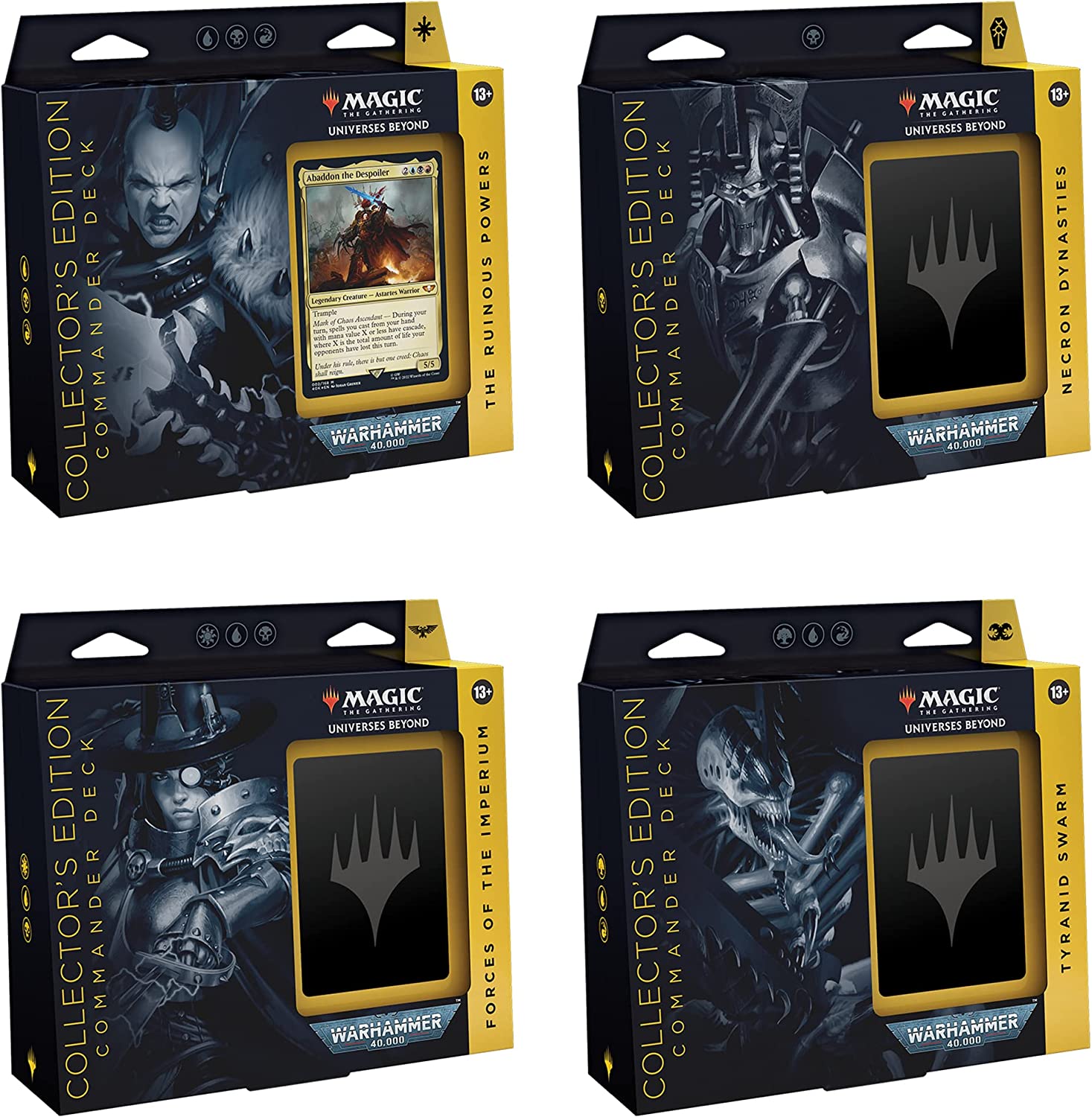 Magic the Gathering: Universes Beyond - Warhammer 40,000 (40K) Collector's Edition Commander Decks & Cases