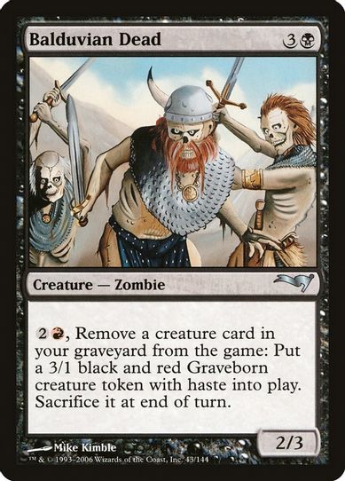 Balduvian Dead (1) [Coldsnap Theme Deck Reprints]