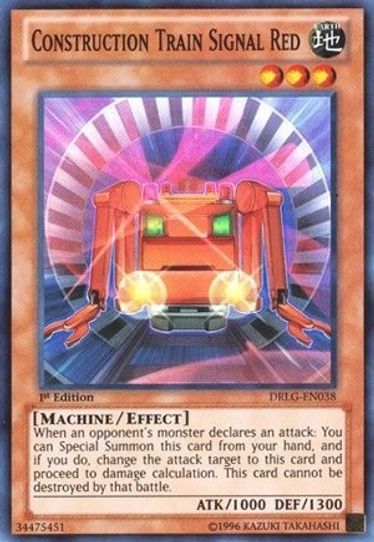 Construction Train Signal Red (DRLG-EN038) [Dragons of Legend]