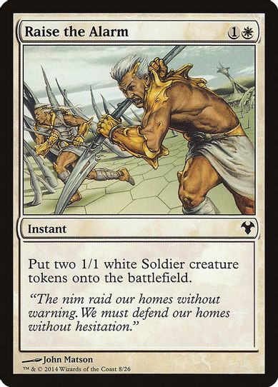 Raise the Alarm [Magic Modern Event Deck]