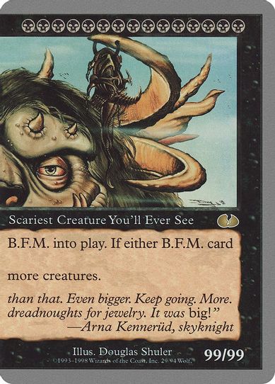 B.F.M. (Big Furry Monster) (Right) [Unglued]