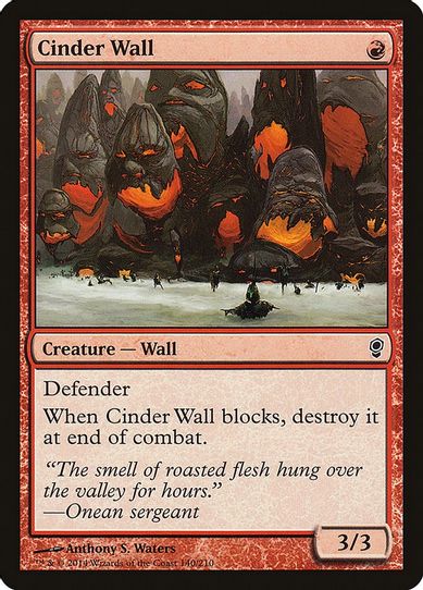 Cinder Wall (140) [Conspiracy]