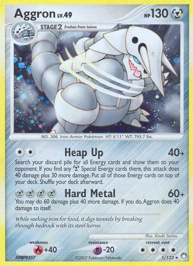 Aggron (1/123) [Mysterious Treasures]