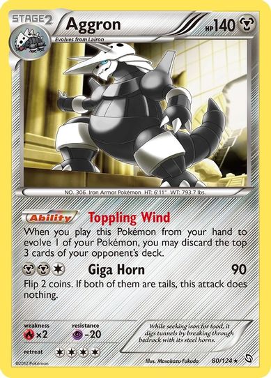Aggron (80/124) [Dragons Exalted]