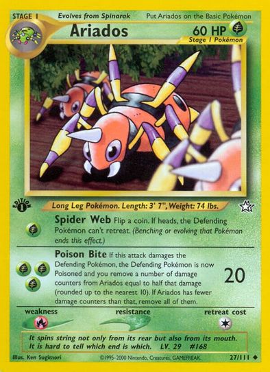 Ariados (27/105) [Neo Genesis]
