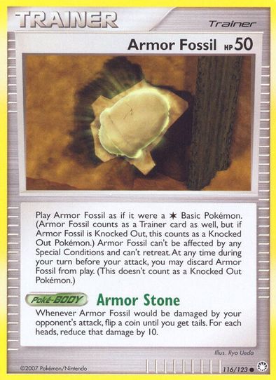 Armor Fossil (116/123) [Mysterious Treasures]