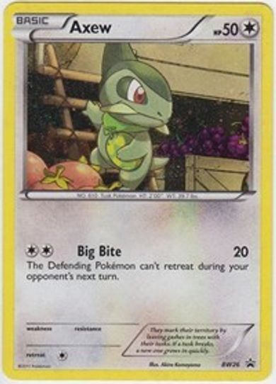 Axew - BW (BW26) [Black And White Promos]