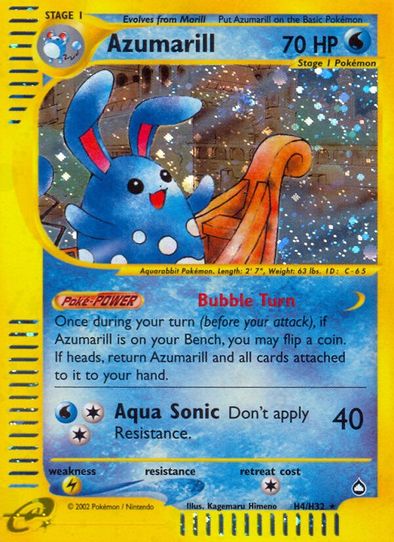 Azumarill (H4) [Aquapolis]