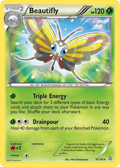 Beautifly (8/124) [Dragons Exalted]