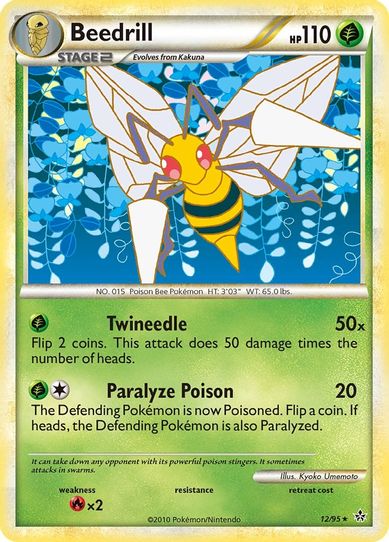 Beedrill (12/95) [Heartgold & Soulsilver: Unleashed]