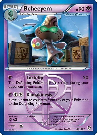 Beheeyem (Team Plasma) (70/135) [Black & White: Plasma Storm]