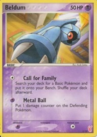 Beldum (1) [ex trainer kit 2 plusle and minun]