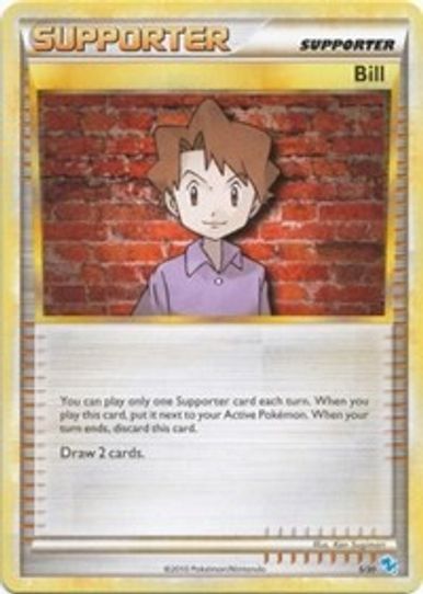 Bill  (18/30) [HGSS Trainer Kit: Gyarados & Raichu]