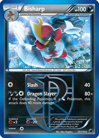 Bisharp (Team Plasma) (73/90) [HeartGold SoulSilver]