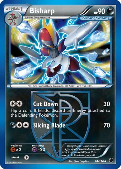 Bisharp (Team Plasma) (74/90) [HeartGold SoulSilver]