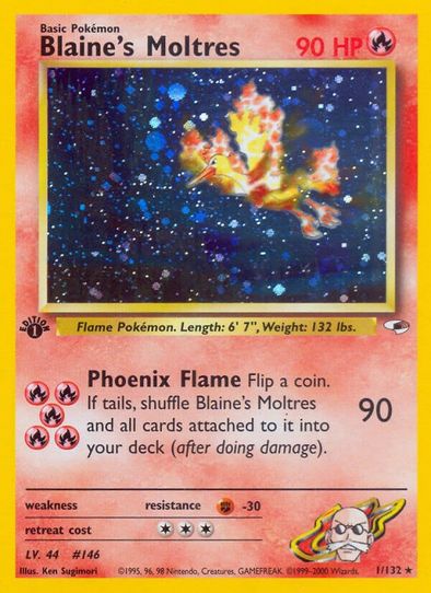 Blaine's Moltres (1/132) [Gym Heroes]