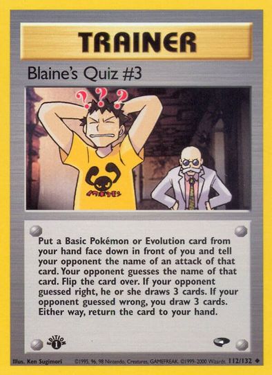 Blaine's Quiz # (112/132) [Gym Challenge]