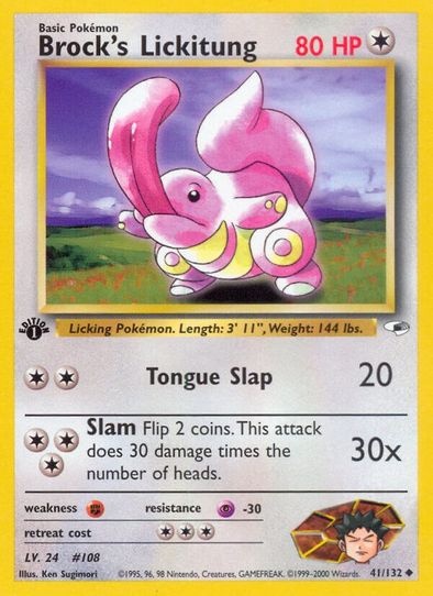 Brock's Lickitung (41/132) [Gym Heroes]