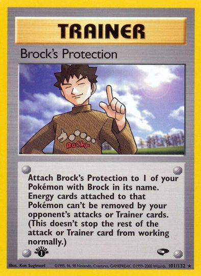 Brock's Protection (101/132) [Gym Challenge]