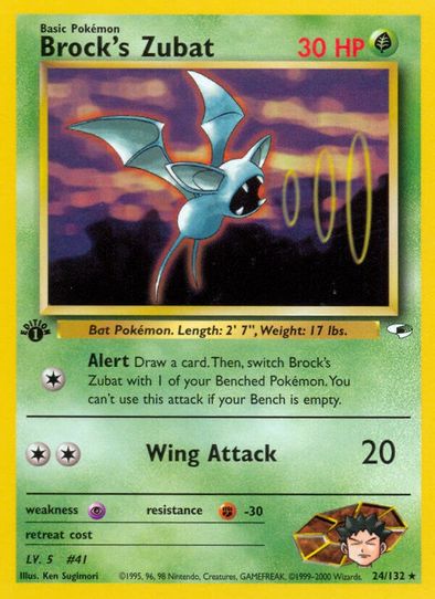 Brock's Zubat (24/132) [Gym Heroes]