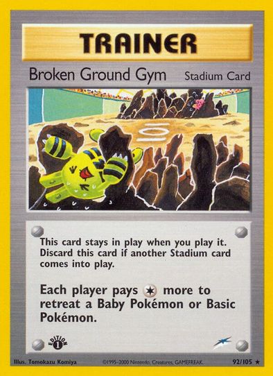 Broken Ground Gym (92/105) [Neo Destiny]