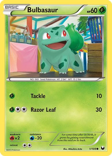 Bulbasaur (1/108) [Black & White: Dark Explorers]