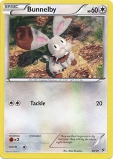 Bunnelby (30/39) [Kalos Starter Set]