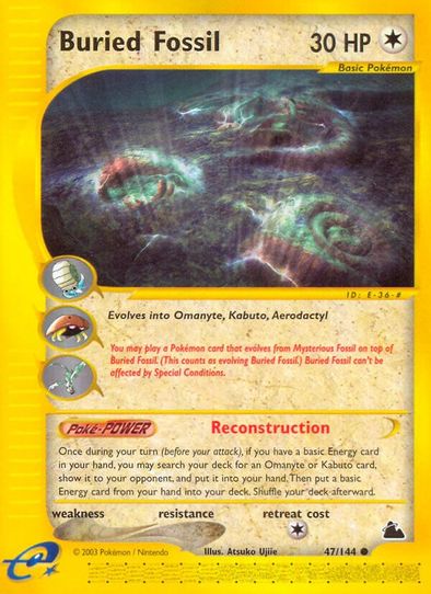 Buried Fossil (47/144) [Skyridge]